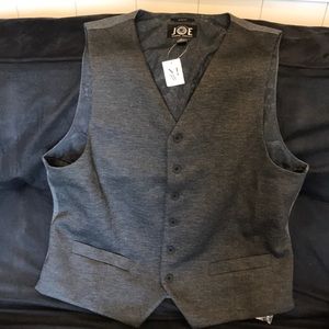 Joseph Abboud men’s Dark grey suit vest. Large NWT